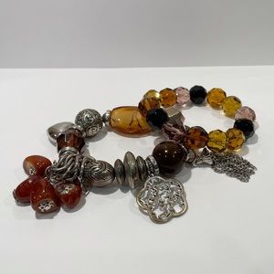 Assorted Beaded Stretch Charm Bracelets - 2